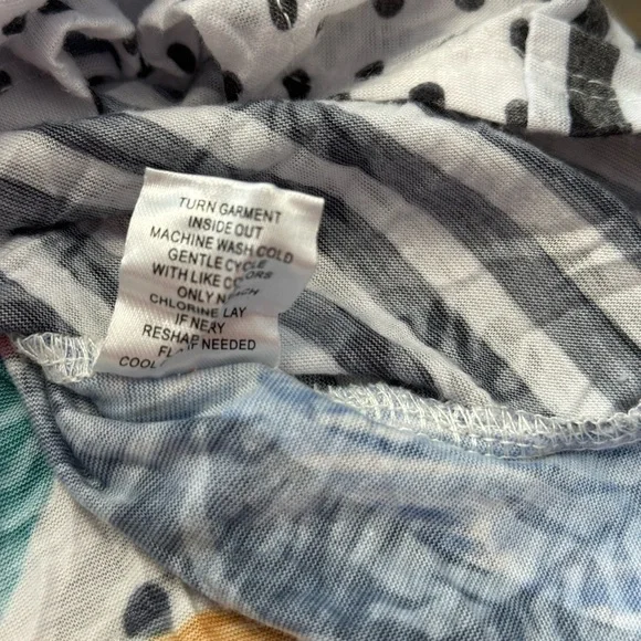 Colorful Patchwork Long Sleeve Top - Picture 8 of 14